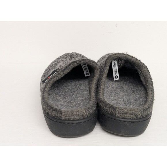 Haflinger AS Classic Slipper Sz 41 Gray Boiled Wool Slip On Hard Sole - Picture 5 of 7